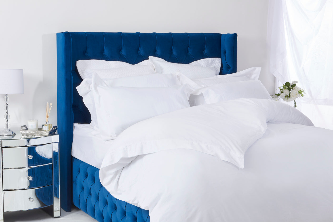 Organic Bedding Set White – 100% Natural Cotton