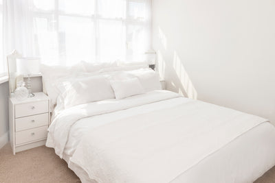 Organic White Fitted Sheet – 100% Natural Cotton