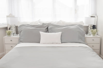 Organic Pillowcase Pewter – 100% Natural Cotton