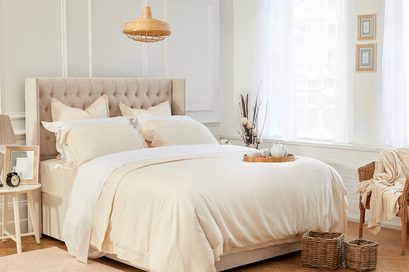 Organic Bedding Set Natural – 100% Natural Cotton