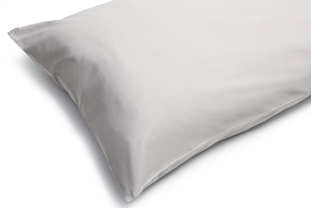 Organic Pillowcase Pewter – 100% Natural Cotton
