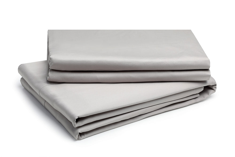 Organic Bedding Set Pewter – 100% Natural Cotton