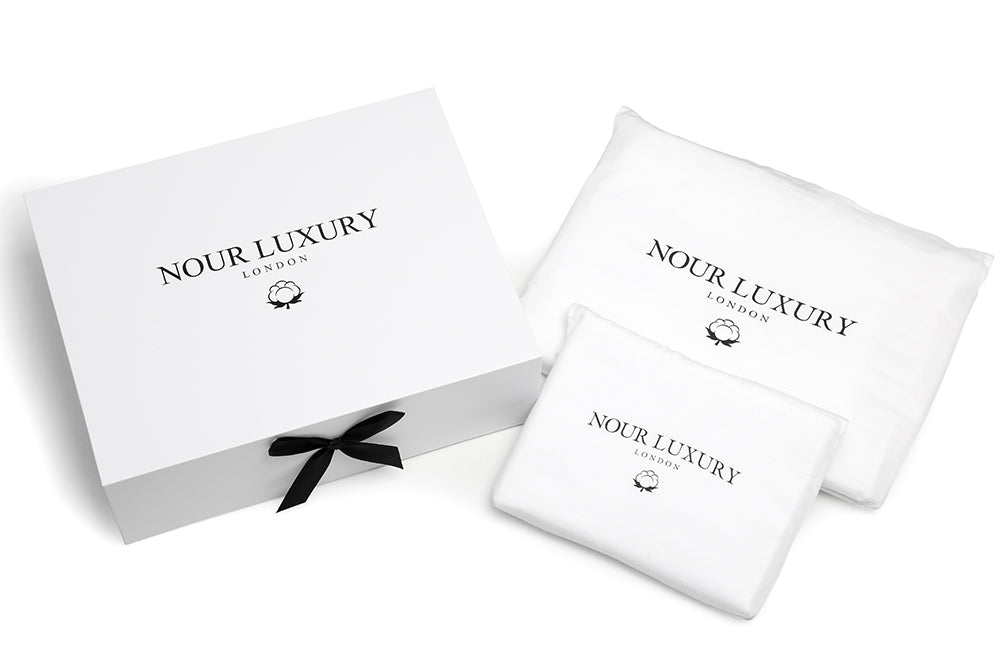 Organic Bedding Set White – 100% Natural Cotton
